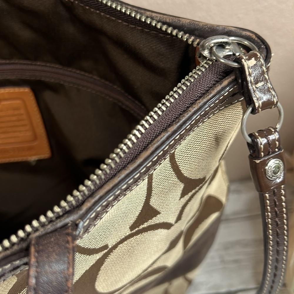 Coach Canvas Shoulder Bag - Picture 14 of 15